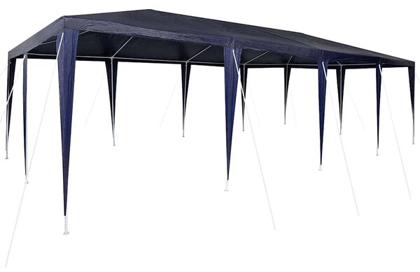 Šator za zabave Plava 800 x 400 x 266 cm Polietilen i čelik - Plava / 800 x 400 x 266 cm