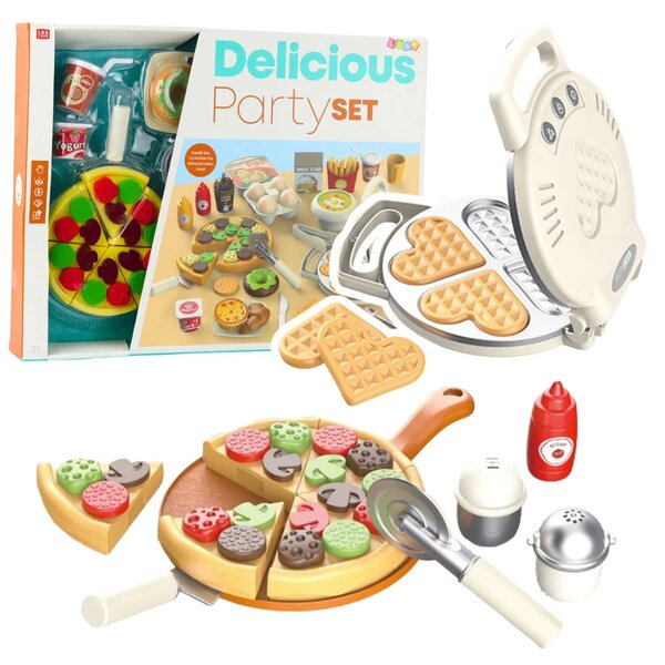 Dječji set za pizzu i vafle, 23 dijela