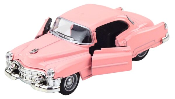 Klasični automobil iz 50-ih, metalni povlačivi pogon, otvaranje vrata, miks 1:32