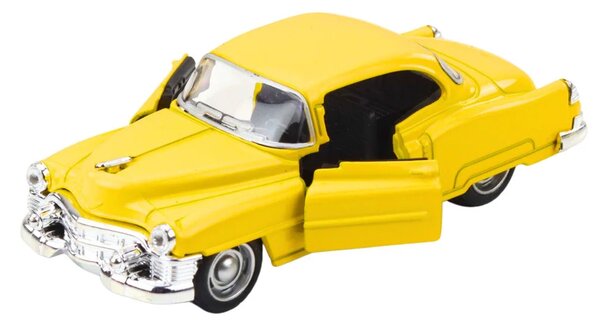 Klasični automobil iz 50-ih, metalni povlačivi pogon, otvaranje vrata, miks 1:32