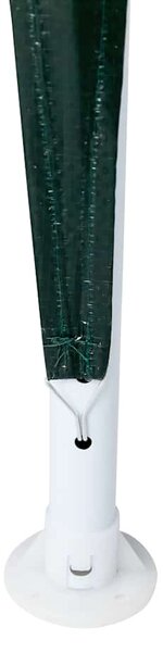 Šator za zabave Zelena 400 x 400 x 266 cm Polietilen i čelik - Zelena / 400 x 400 x 266 cm