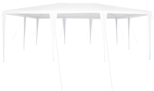 Šator za zabave Bijelo 600 x 400 x 266 cm Polietilen i čelik - Bijela / 600 x 400 x 266 cm
