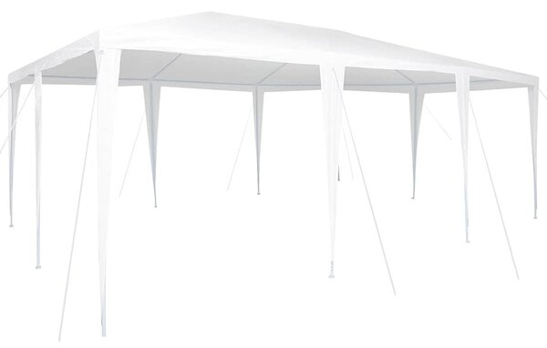 Šator za zabave Bijelo 600 x 400 x 266 cm Polietilen i čelik - Bijela / 600 x 400 x 266 cm