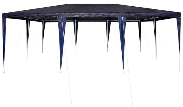 Šator za zabave Plava 600 x 400 x 266 cm Polietilen i čelik - Plava / 600 x 400 x 266 cm