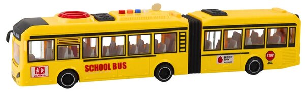 Zglobni školski autobus Otvaranje vrata Svjetla Zvuci Žuto 1:16