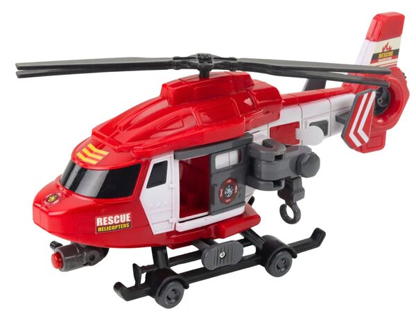 Spasilačka kuka za helikopter svjetli, zvuči crveno 1:16