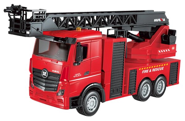 Vatrogasno vozilo, produžene ljestve, prskalica vodom, Huina 1:18