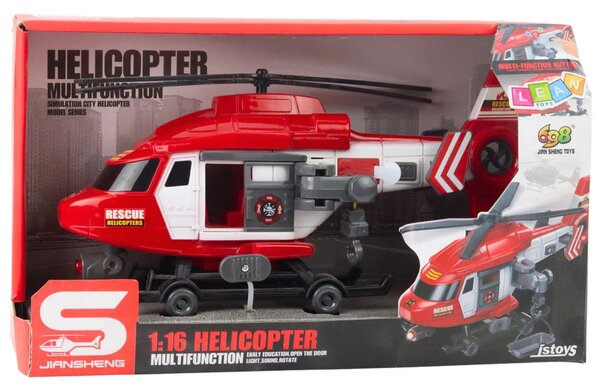 Spasilačka kuka za helikopter svjetli, zvuči crveno 1:16