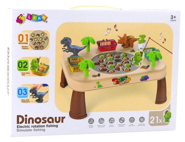 Električni stol za hvatanje dinosaura s rotirajućim zvukovima