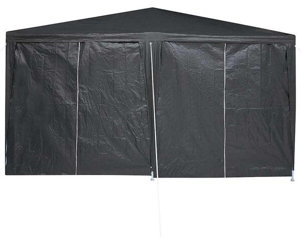 Šator za zabave Antracit 400 x 400 x 266 cm Polietilen - Antracit / 400 x 400 x 266 cm