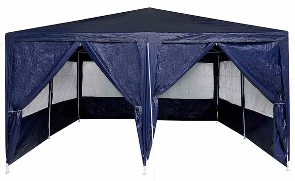 Šator za zabave Plava 400 x 400 x 266 cm Polietilen - Plava / 400 x 400 x 266 cm