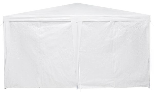 Šator za zabave Bijelo 400 x 400 x 266 cm Polietilen - Bijela / 400 x 400 x 266 cm