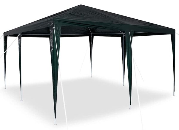 Šator za zabave Zelena 400 x 400 x 266 cm Polietilen i čelik - Zelena / 400 x 400 x 266 cm