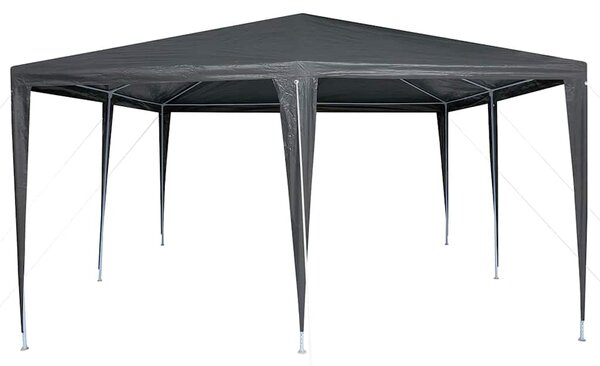 Šator za zabave Antracit 400 x 400 x 266 cm Polietilen i čelik - Antracit / 400 x 400 x 266 cm