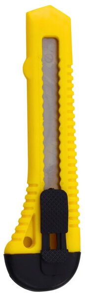 Segmentni nož za kartonski papir žuti 13 segmenata 20 mm