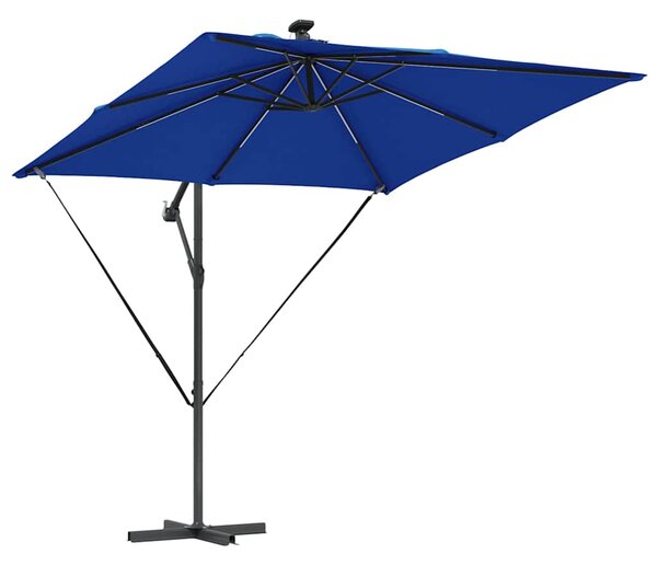 Suncobran Azurnoplava 249 x 249 x 250 cm Poliester i aluminij - Plava / 249 x 249 x 250 cm