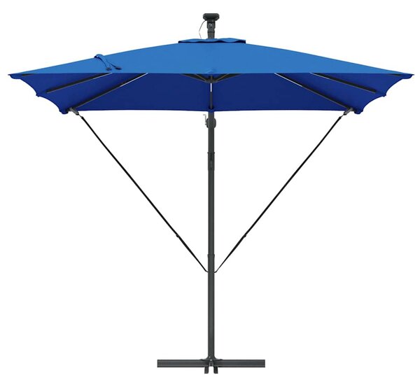 Suncobran Azurnoplava 249 x 249 x 250 cm Poliester i aluminij - Plava / 249 x 249 x 250 cm
