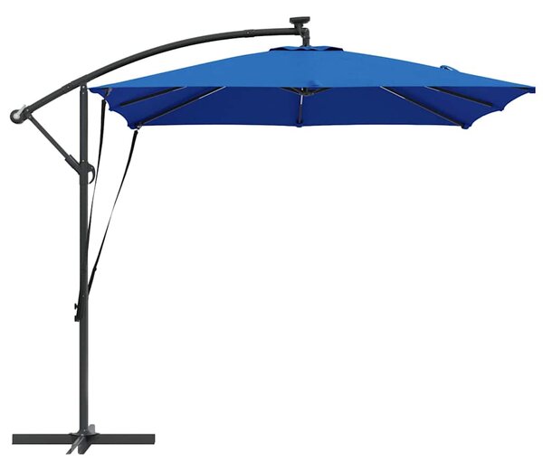 Suncobran Azurnoplava 249 x 249 x 250 cm Poliester i aluminij - Plava / 249 x 249 x 250 cm