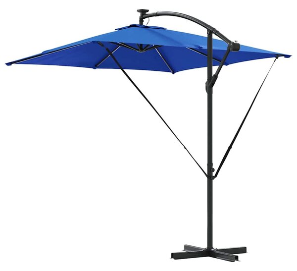Suncobran Azurnoplava 249 x 249 x 250 cm Poliester i aluminij - Plava / 249 x 249 x 250 cm