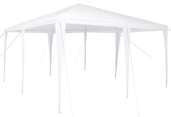 Šator za zabave Bijelo 400 x 400 x 266 cm Polietilen i čelik - Bijela / 400 x 400 x 266 cm