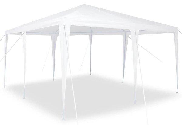 Šator za zabave Bijelo 400 x 400 x 266 cm Polietilen i čelik - Bijela / 400 x 400 x 266 cm