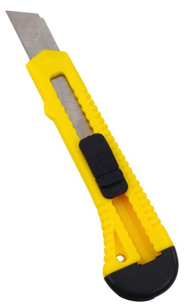 Segmentni nož za kartonski papir žuti 13 segmenata 20 mm