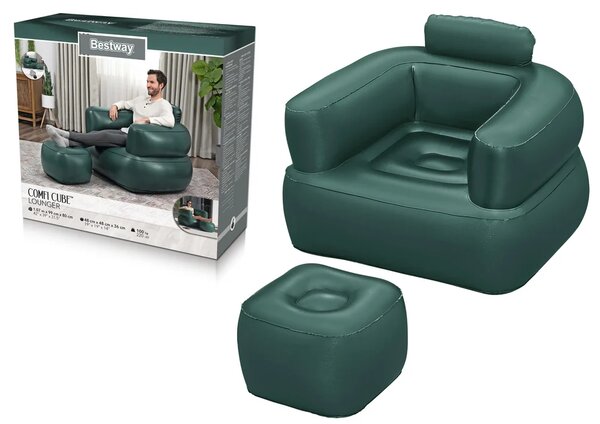 Napuhana tamna stolica Bestway 75137