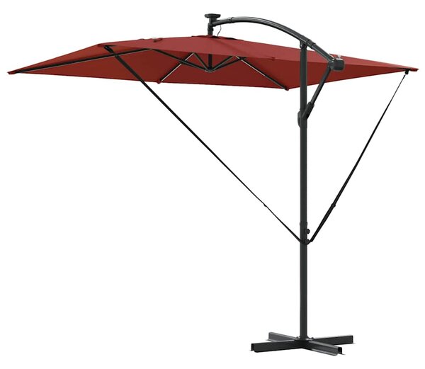 Suncobran Terakota 294 x 200 x 270 cm Poliester i aluminij - Cinober / 294 x 200 x 270 cm