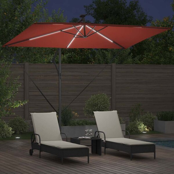 Suncobran Terakota 294 x 200 x 270 cm Poliester i aluminij - Cinober / 294 x 200 x 270 cm