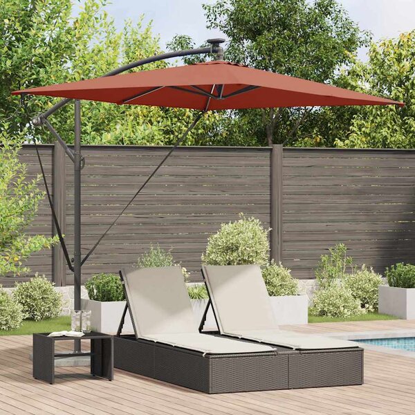 Suncobran Terakota 294 x 200 x 270 cm Poliester i aluminij - Cinober / 294 x 200 x 270 cm
