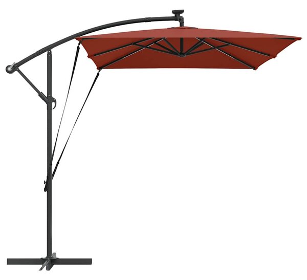 Suncobran Terakota 294 x 200 x 270 cm Poliester i aluminij - Cinober / 294 x 200 x 270 cm