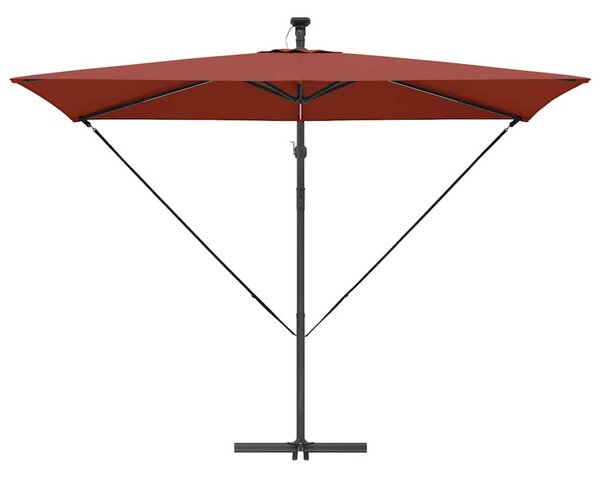 Suncobran Terakota 294 x 200 x 270 cm Poliester i aluminij - Cinober / 294 x 200 x 270 cm