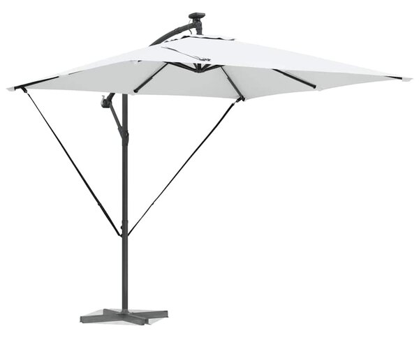 Suncobran Pijesak 249 x 249 x 250 cm Poliester i aluminij - Smeđa / 249 x 249 x 250 cm