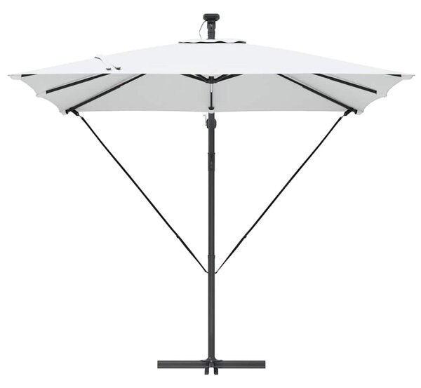 Suncobran Pijesak 249 x 249 x 250 cm Poliester i aluminij - Smeđa / 249 x 249 x 250 cm