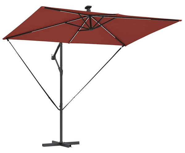 Suncobran Terakota 294 x 200 x 270 cm Poliester i aluminij - Cinober / 294 x 200 x 270 cm