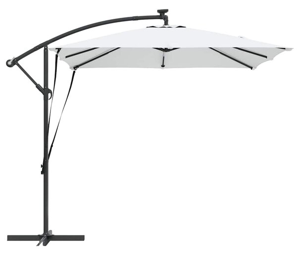 Suncobran Pijesak 249 x 249 x 250 cm Poliester i aluminij - Smeđa / 249 x 249 x 250 cm