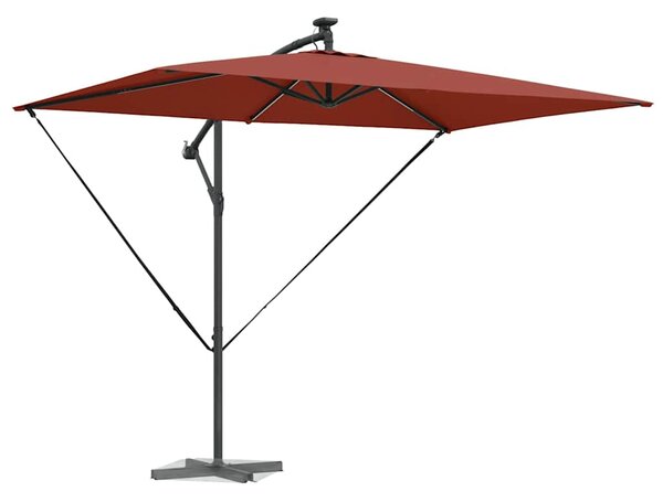 Suncobran Terakota 294 x 200 x 270 cm Poliester i aluminij - Cinober / 294 x 200 x 270 cm