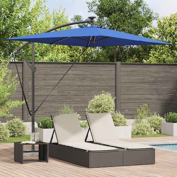 Suncobran Azurnoplava 294 x 200 x 270 cm Poliester i aluminij - Plava / 294 x 200 x 270 cm