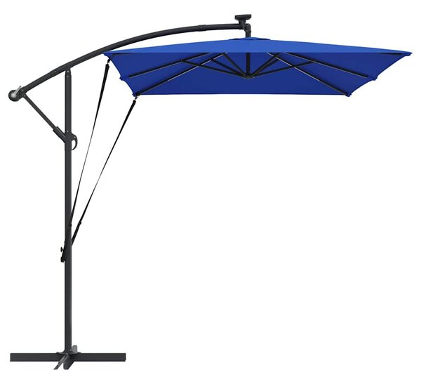 Suncobran Azurnoplava 294 x 200 x 270 cm Poliester i aluminij - Plava / 294 x 200 x 270 cm