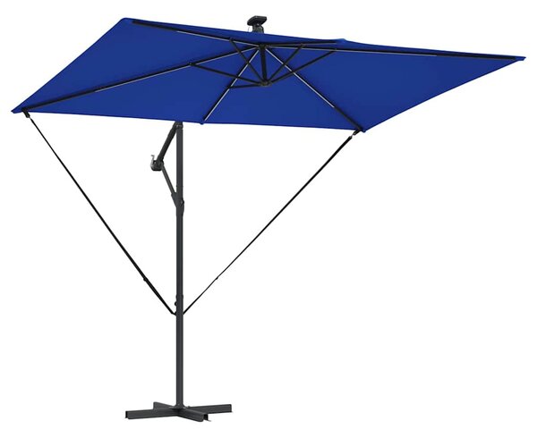 Suncobran Azurnoplava 294 x 200 x 270 cm Poliester i aluminij - Plava / 294 x 200 x 270 cm