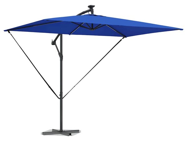 Suncobran Azurnoplava 294 x 200 x 270 cm Poliester i aluminij - Plava / 294 x 200 x 270 cm