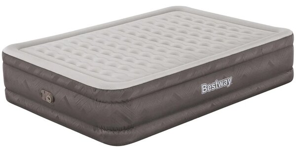 Dvostruki napuhni madrac s električnom pumpom 203x152 cm Bestway 69050