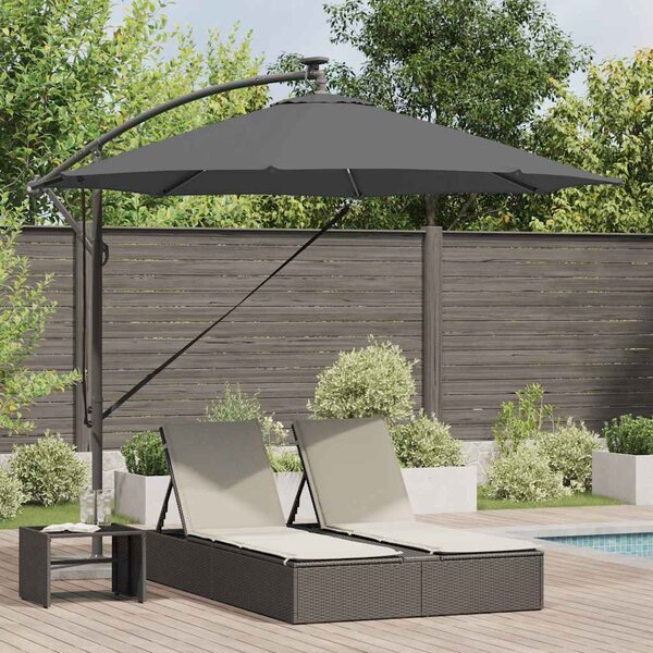 Suncobran Antracit 294 x 294 x 248 cm Poliester i aluminij - Antracit / 294 x 294 x 248 cm