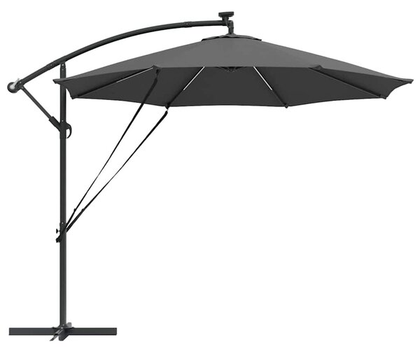 Suncobran Antracit 294 x 294 x 248 cm Poliester i aluminij - Antracit / 294 x 294 x 248 cm