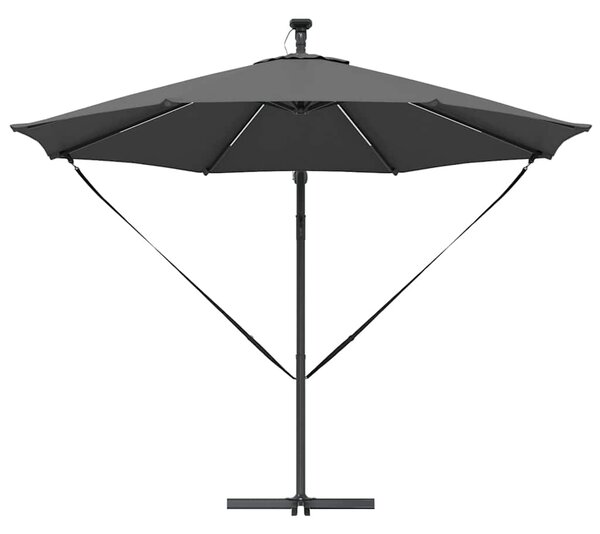 Suncobran Antracit 294 x 294 x 248 cm Poliester i aluminij - Antracit / 294 x 294 x 248 cm