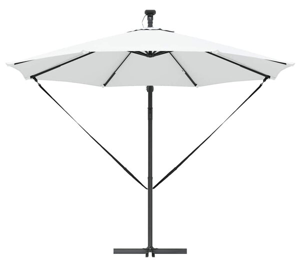 Suncobran Pijesak 294 x 294 x 248 cm Poliester i aluminij - Smeđa / 294 x 294 x 248 cm