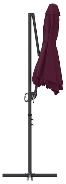 Suncobran Bordeaux Crvena 372 x 198 x 243 cm - Crvena / 372 x 198 x 243 cm