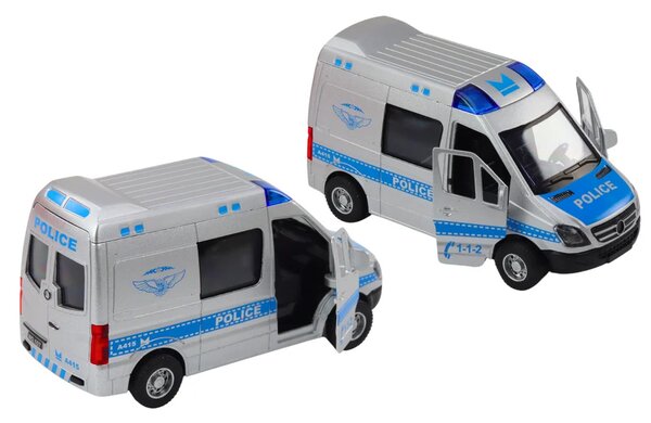Policijski auto 1:32 Otvaranje vrata Svjetla Zvukovi Vožnja