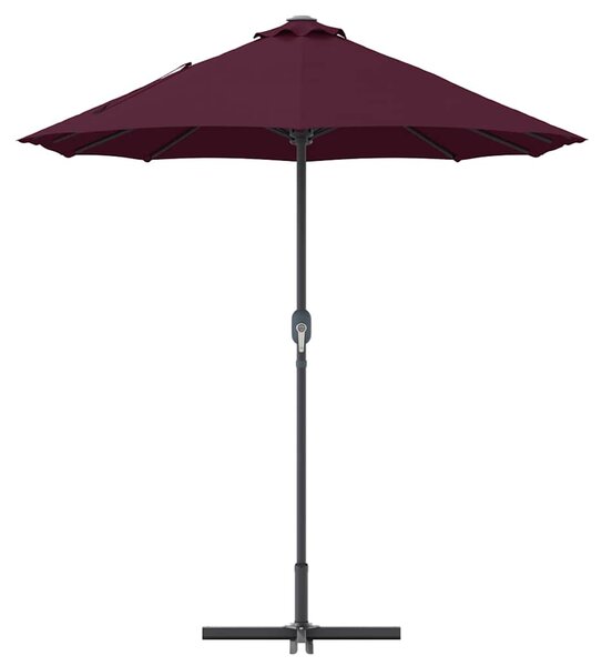 Vrtni suncobran Bordeaux Crvena 370 x 197 x 239 cm - Crvena / 370 x 197 x 239 cm