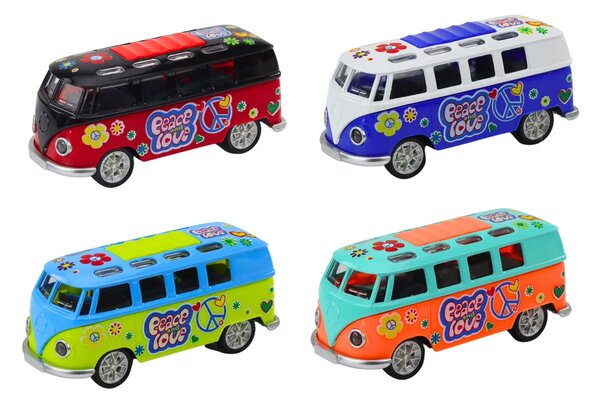 Kamper autobus 1:32 Metalna svjetla Zvukovi Vožnja Otvaranje vrata